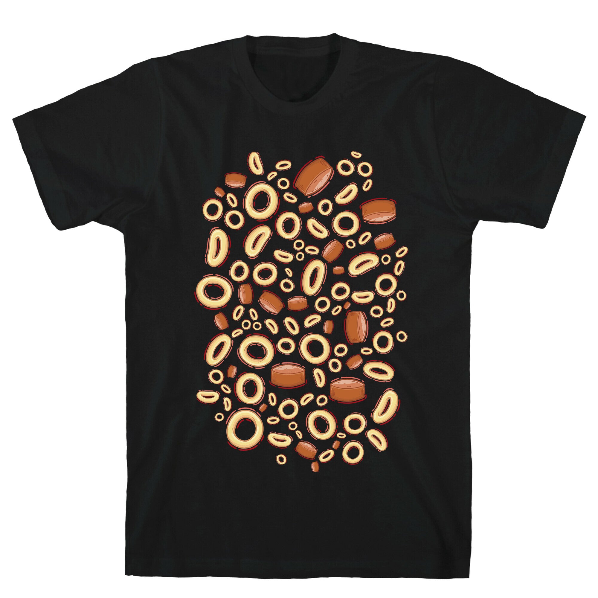Spaghettios With Franks Pattern T-Shirt